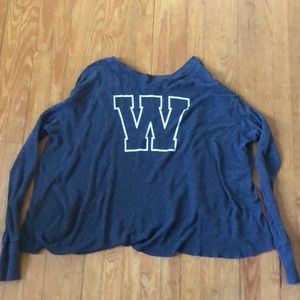 Wild fox waffle knit tee